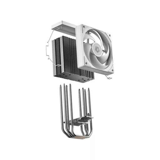 ID-Cooling CPU Cooler - FROZN A410 SE WHITE (24,8dB; max. 93,78 m3/h; 4pin csatlakozó, 4 db heatpipe, 12cm, PWM)