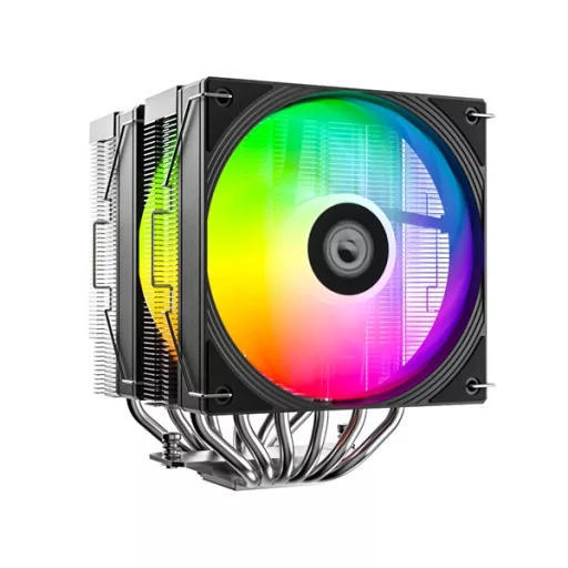 ID-Cooling CPU Cooler - FROZN A620 PRO SE ARGB (27,2dB; max 98,54 m3/h; 4Pin csatlakozó, 6 db heatpipe, 2x12cm, PWM)