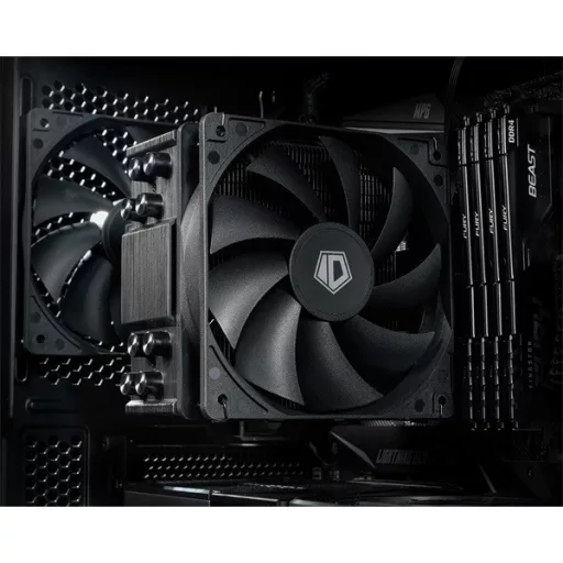 ID-Cooling CPU Cooler - SE-214-XT BLACK (13.8-30,5dB; max. 115,87 m3/h; 4pin, 4 db heatpipe, 12cm, PWM)