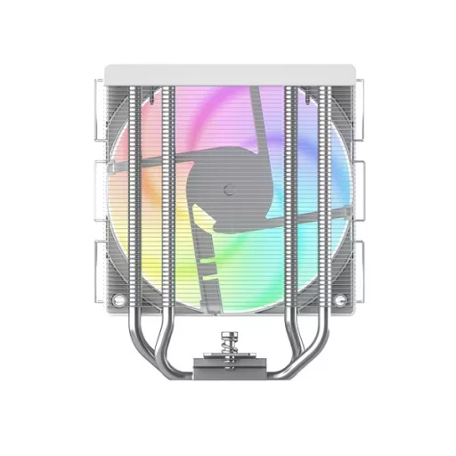 ID-Cooling CPU Cooler - SE-214-XT V2 ARGB WHITE (27,7dB; max. 98,54 m3/h; 4pin, 4 db heatpipe, 12cm, PWM, A-RGB, fehér)