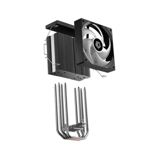 ID-Cooling CPU Cooler - SE-214-XT V2 (27,2dB; max. 98,54 m3/h; 4pin, 4 db heatpipe, 12cm, PWM)