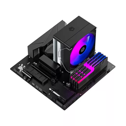 ID-Cooling CPU Cooler - SE-214-XT V2 (27,2dB; max. 98,54 m3/h; 4pin, 4 db heatpipe, 12cm, PWM)