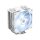 ID-Cooling CPU Cooler - SE-224-XTS WHITE (28.9dB; max. 118,93 m3/h; 4pin csatlakozó, 4 db heatpipe, 12cm, PWM)