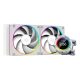 ID-Cooling CPU Water Cooler - Space SL240 WHITE (13.8-30.5dB; max. 132,52 m3/h; 2x12cm, A-RGB LED, fehér)