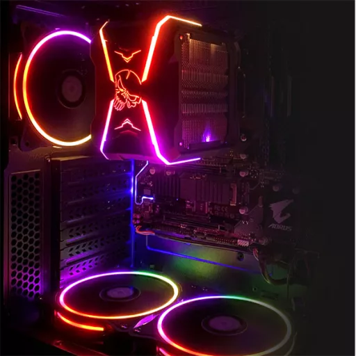 Spirit of Gamer CPU Cooler - CPU AIRCOOLER PRO ARGB (27dB; 1600 RPM; 1x12cm; aluminium/réz)