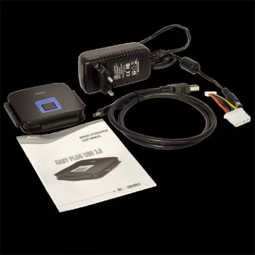 Advance HDD/SSD Dokkoló - EASYPLUG 2.5" / 3.5" (USB-A3.0 to SATA/IDE, fekete)