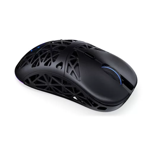 Endorfy Wireless Egér - LIV Plus (Honeycomb, 26 000 DPI, ARGB, PixArt PAW3395, optikai, fekete) + dokkoló