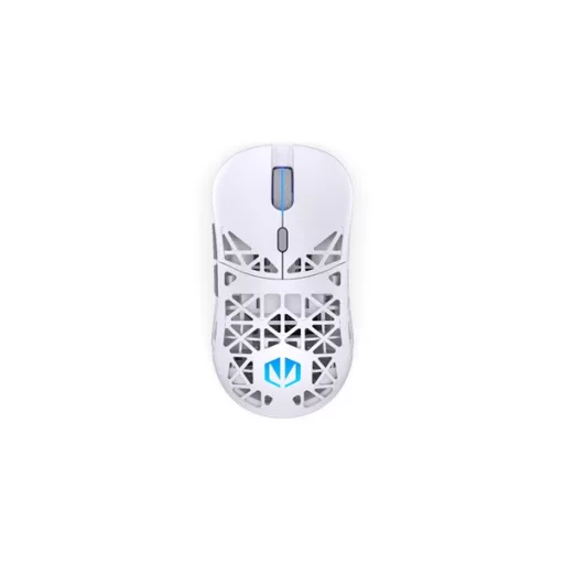 Endorfy Wireless Egér - LIV Plus Onyx White (Honeycomb, 26 000 DPI, ARGB, PixArt PAW3395, optikai, fehér) + dokkoló
