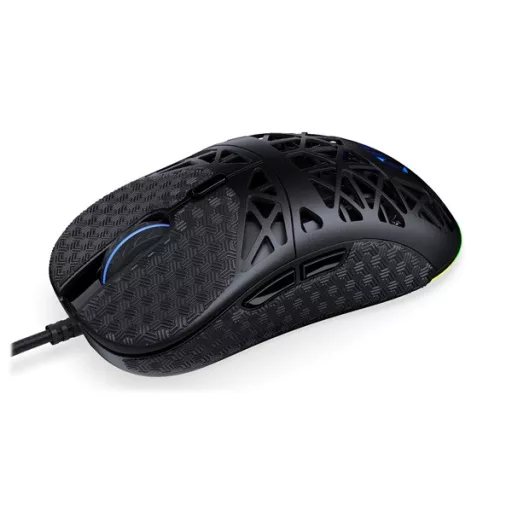 Endorfy Egér - LIV (Honeycomb, 8000 DPI, ARGB, PixArt PAW3311, optikai, 1,8m, fekete)