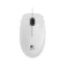 Logitech Egér - B100 (Vezetékes, Optikai,USB, 800 DPI, OEM, fehér)