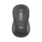 Logitech Egér - M650 L Nagy (Vezeték nélküli, Bluetooth, Optikai, 2000 DPI, szürke)