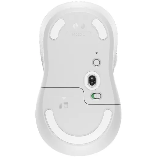 Logitech Egér - M650 Közepes (Vezeték nélküli, Bluetooth, Optikai, 2000 DPI, fehér)