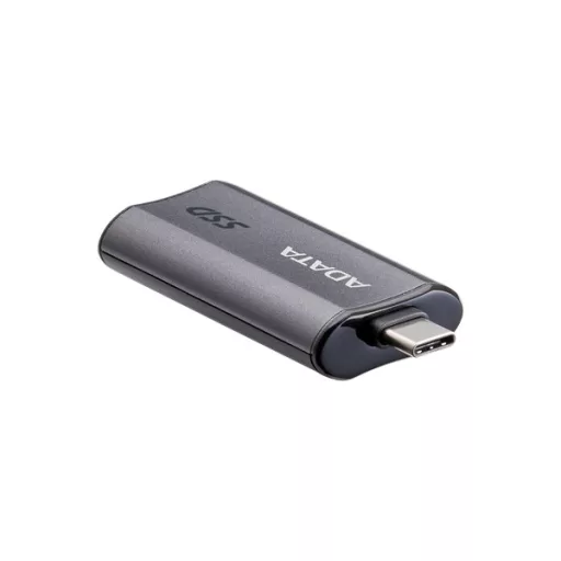 ADATA Külső SSD 1TB - SC750 (USB 3.2 Gen.2, R/W: 1050/1000 MB/s, USB Stick, ezüst)