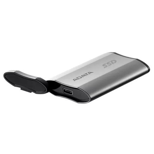 ADATA Külső SSD 1TB - SD810 (USB 3.2 Gen.2x2, R/W: 2000/2000 MB/s, IP68, Szürke)
