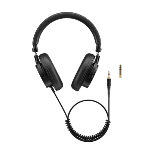 BOYA Fejhallgató - HP3 (3,5mm jack, 6,35mm adapterrel, fekete, 3m)