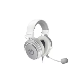   Endorfy Fejhallgató - VIRO Onyx (headset, multiplatform, mikrofon, 3,5mm jack, 53mm driver, 2,7m, fehér)