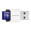 Samsung MicroSD kártya - 1TB MB-MD1T0SB/WW (PRO PLUS kártyaolvasóval, microSDXC, UHS-I, R180/W130, adapter, 1TB)