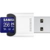 Samsung MicroSD kártya - 256GB MB-MD256SB/WW (PRO PLUS kártyaolvasóval, R180/W130, 256GB)