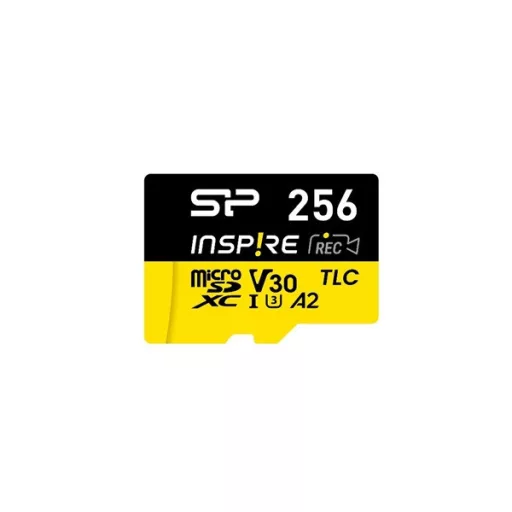 Silicon Power MicroSD kártya - 256GB microSDXC UHS-I U3, 3D TLC NAND (170/150 MB/s A2/V30) DDR200 transfer rate