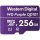 Western Digital MicroSD kártya - 256GB (microSDHC™, SDA 6.0, 24/7 működtetés, Purple)