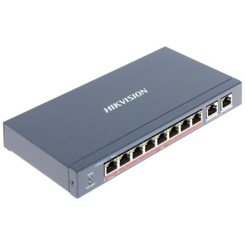 Hikvision Switch PoE - DS-3E0310HP-E (8 port 100Mbps, 120W, 2xRJ45 1000Mbps)