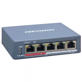   Hikvision Switch PoE - DS-3E1105P-EI/M (4 port 100Mbps, 45W, 1xRJ45 100Mbps)