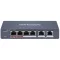 Hikvision Switch PoE - DS-3E1106HP-EI (4 port 100Mbps, 60W, 2xRJ45 100Mbps)