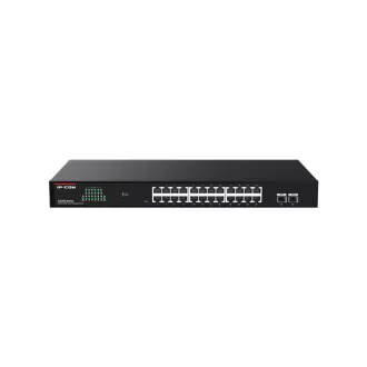  IP-COM Switch Menedzselhető - G2226F (24x1Gbps + 2x1Gbps SFP;  52Gbps; Rack)
