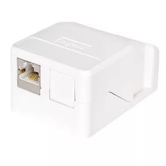   Legrand keystone doboz - 2 x RJ45 port fogadására alkalmas, portok nélkül, fehér