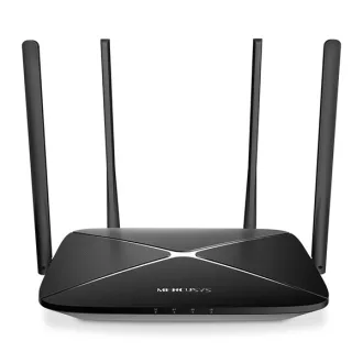   Mercusys Router WiFi AC1300 - AC12G (400Mbps 2,4GHz + 867Mbps 5GHz; 4port 1Gbps, WPA3)