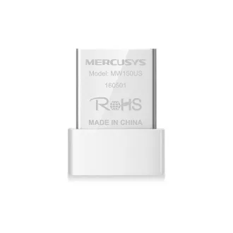   Mercusys Hálózati adapter WiFi N150 - MW150US (USB2.0; 150Mpbs 2,4GHz; micro méret)