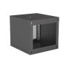 Manhattan Rackszekrény - 19" fali kivitel (9U, 560 (L) x 540 (W) x 487 (H) mm, IP20, Flatpack, Fekete)