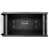 S-Link Rackszekrény - 4U 19" fali kivitel (190x530x400mm, Flatpack, Világosszürke)