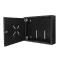S-Link DVR szekrény - SL-DVR01 fali kivitel (450x350x100mm, ablakos, Flatpack, Fekete)