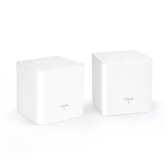   Tenda Mesh WiFi AC1200 - Nova MW3 (2pack; 300Mbps 2,4GHz + 867Mbps 5GHz; 2port 100Mbps; 2x3dBi)