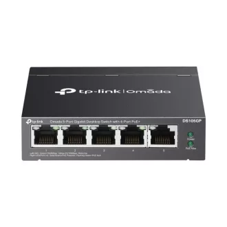   TP-Link Switch  PoE - DS105GP (5port 1Gbps; 4x at PoE+ port; 65W)