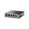 TP-Link Switch  PoE - TL-SF1005P (5port 100Mbps; 5/4 af PoE port; 58W)