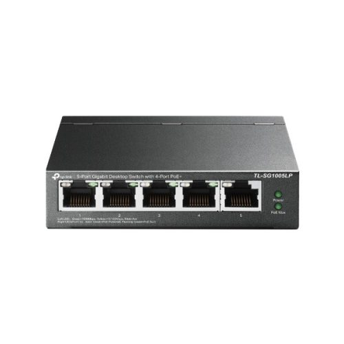 TP-Link Switch  PoE - TL-SG1005LP (5 port 1Gbps; 5/4 af PoE port; 40W)