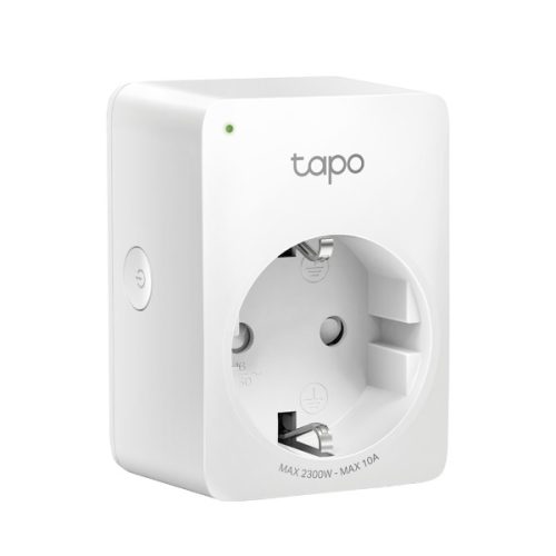 TP-Link Okos Dugalj - Tapo P100 (230V-10A; 2,4GHz WiFi; Távoli hozzáférés; Ütemezés; Távoli mód)