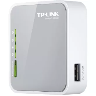   TP-Link Router WiFi N 3G - TL-MR3020 (150Mbps 2,4GHz; 4port 100Mbps; USB, UMTS/HSPA/EVDO modem komp.)