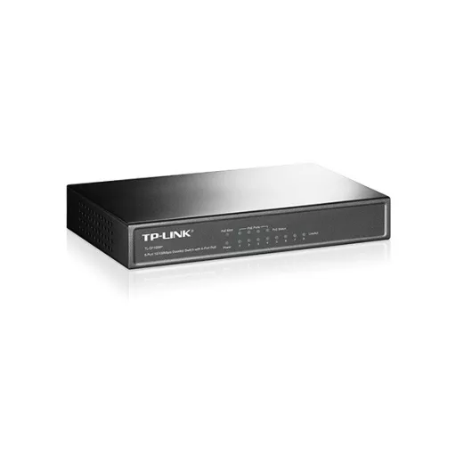 TP-Link Switch  PoE - TL-SF1008P (8port 100Mbps; 8/4 af PoE port, 57W)