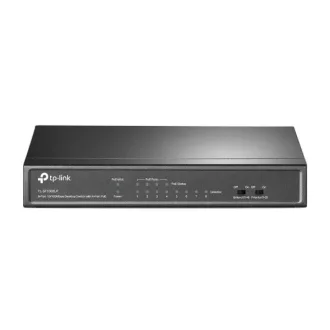   TP-Link Switch  PoE - TL-SF1008LP (8port 100Mbps; 8/4 af PoE port, 41W)