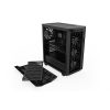 Be Quiet! Számítógépház - Pure Base 500DX Black (ATX, edzett üveg oldallap, fekete)