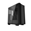 DeepCool Számítógépház - CC560 Limited (fekete, ablakos, venti nélkül, Mini-ITX / Micro-ATX / ATX, 1xUSB3.0, 1xUSB2.0)