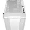 DeepCool Számítógépház - CC560 WHITE V2 (fehér, ablakos, 4x12cm LED venti, ATX, 1xUSB3.0, 1xUSB2.0, fehér)