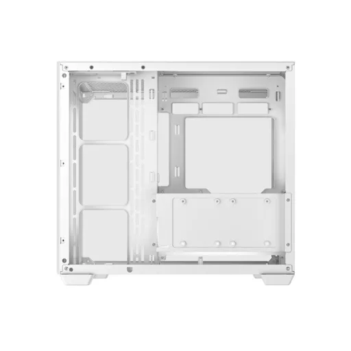 DeepCool Számítógépház - CG530 WH (fehér, ablakos, venti nélkül, BTF, ATX, 2xUSB3.0, 1xUSB2.0)
