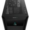 DeepCool Számítógépház - CH510 MESH DIGITAL (ablakos, 1x12cm ventilátor, Mini-ITX / Micro-ATX / ATX / E-ATX, 1xUSB3.0)