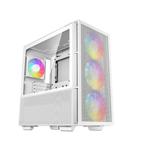 DeepCool Számítógépház - CH560 WH (fehér, 3x14cm + 1x12 ventilátor, Mini-ITX / Mico-ATX / ATX / E-ATX, 2xUSB3.0)