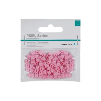   DeepCool Számítógépház Kiegészítő - PIXEL PK (100db, pink, szilikon)