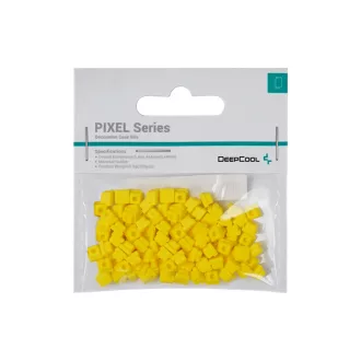   DeepCool Számítógépház Kiegészítő - PIXEL YE (100db, sárga, szilikon)